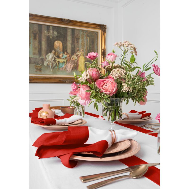 Solino Home 100% Pure Linen Table Runner - Contempo