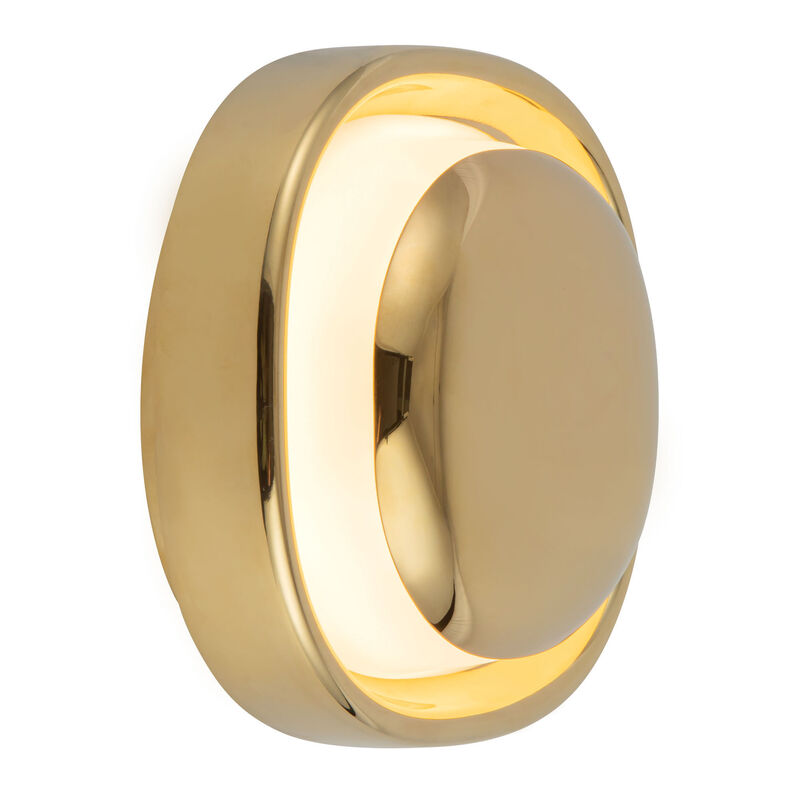 Pebble 8-in Damp-Rated Dimmable LED Wall Sconce image number 4