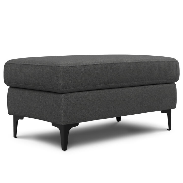 Simpli Home Ava Mid Century Ottoman