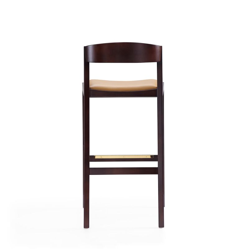Klismos Tan Bar Stool