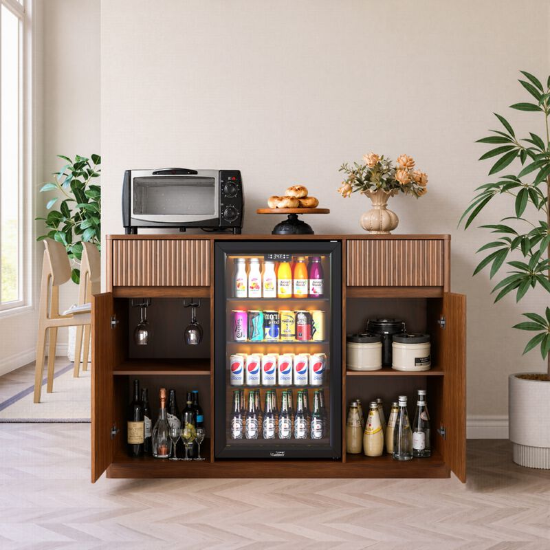 Mubgag Wood Wine Storage Cabinet image number 2