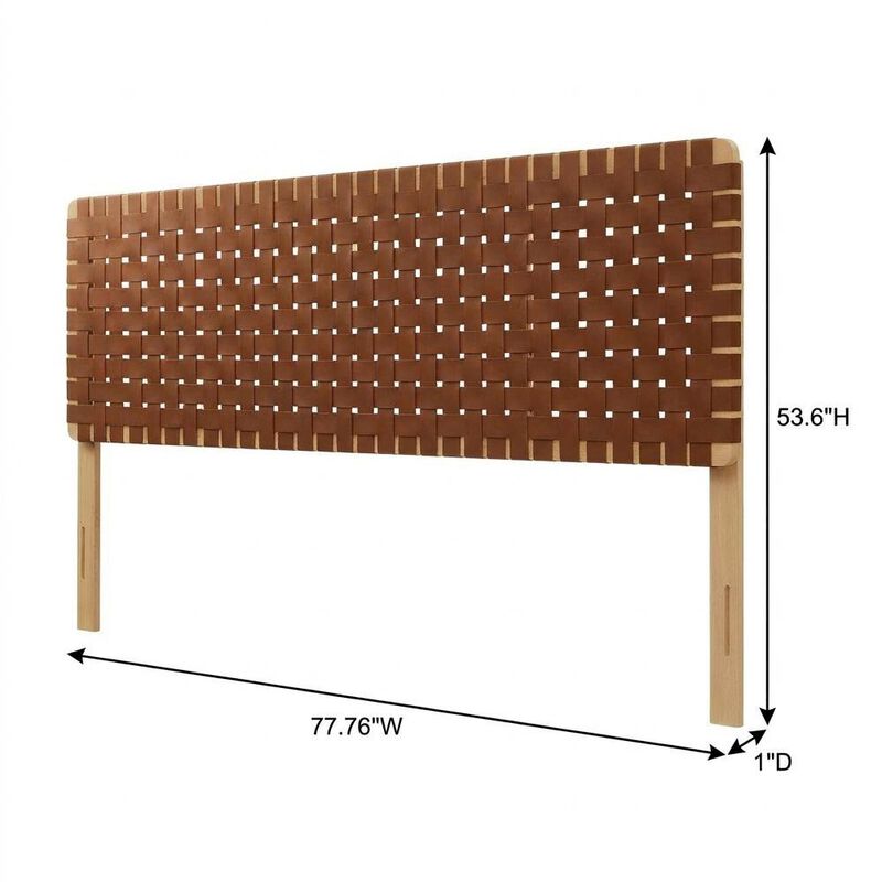 Vegan Leather King Headboard with Durable Frame and Stylish Design image number 1