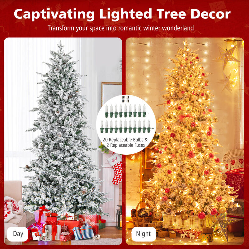6 Feet Pre-lit Artificial Christmas Tree