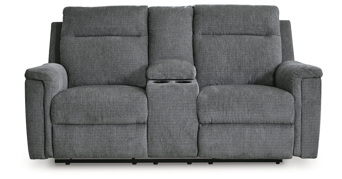 Barnsana PWR Recline Loveseat W/Console