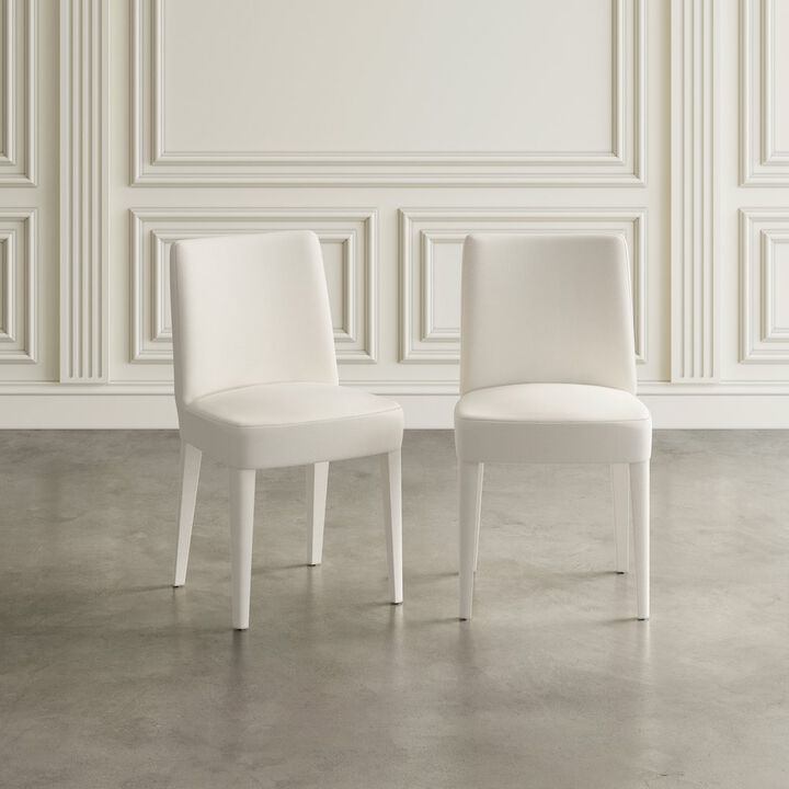 Jofran Mid-Century Modern Contemporary Upholstered Vintage Dining Chair (Set of 2)