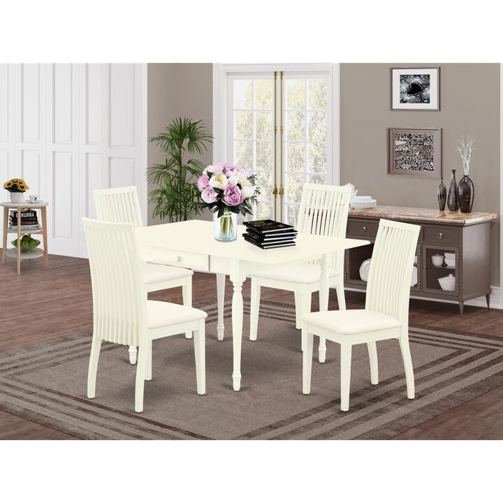 Dining Room Set Linen White