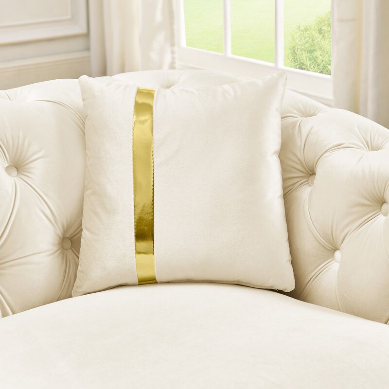 Kotpom Velvet Chesterfield Sofa image number 6