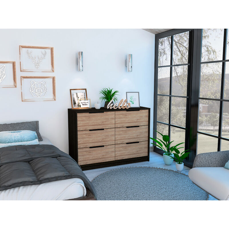 Rotkul 4 Drawers 2 Doors Dresser image number 1