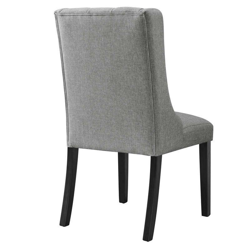 Baronet Button Tufted Fabric Dining Chair image number 4