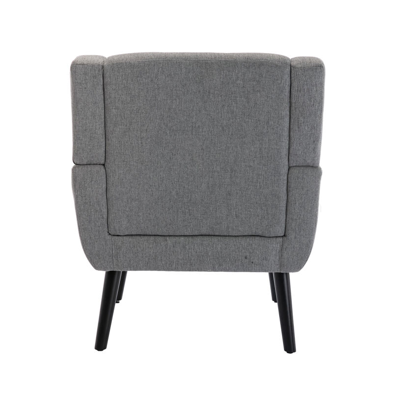 Streamdale Modern Linen Accent Chair for Living Room and Bedroom