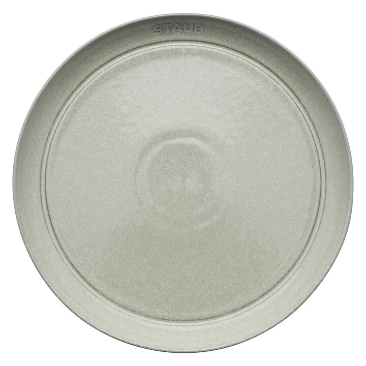 Staub Ceramic Dinnerware 4-pc 10-inch Dinner Plate Set - White