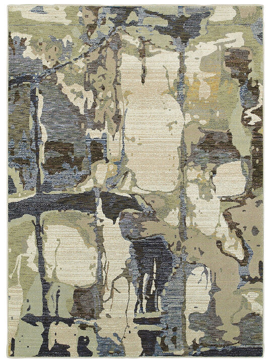 Evolution 8'6" x 11'7" Blue Rug