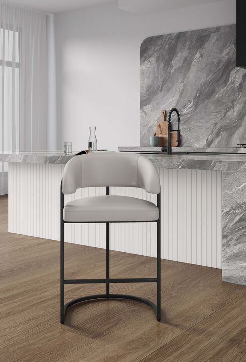 Augusta Gray Counter Stool