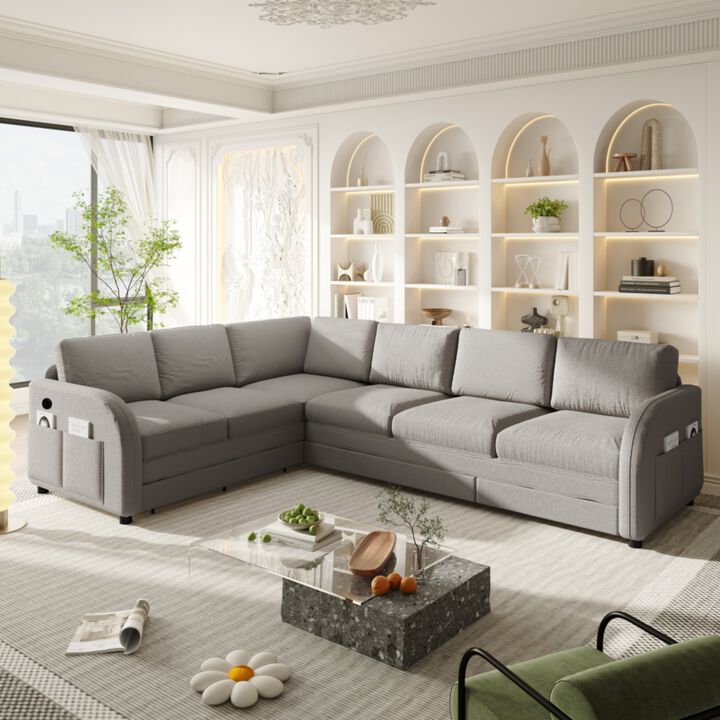 Fumris U Shaped Modular Sectional Sofa