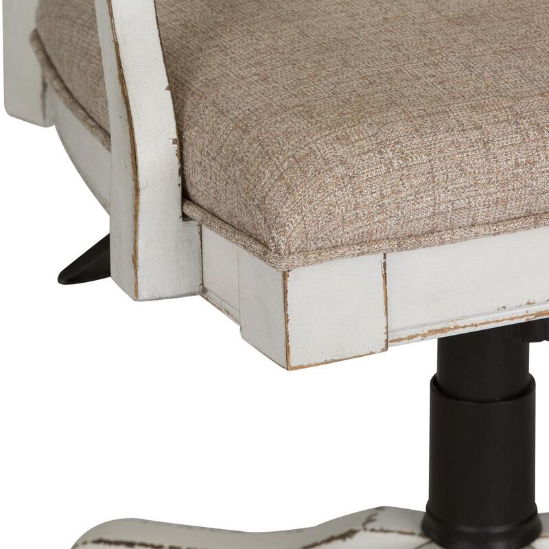 Liberty Furniture Magnolia Manor Jr Executive Desk Chair in Antique White image number 4