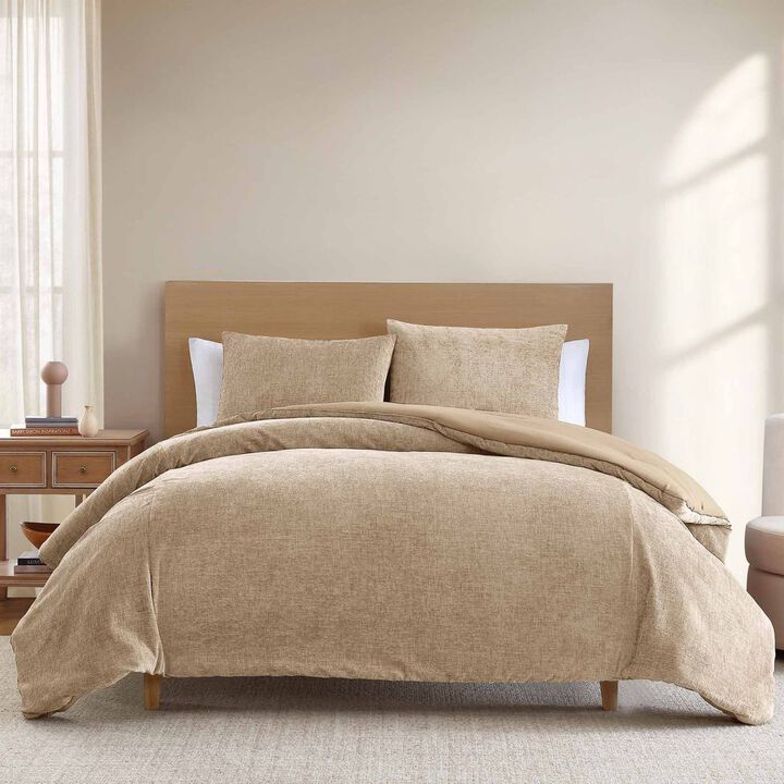 Beige Vintage Chenille 3 pc King