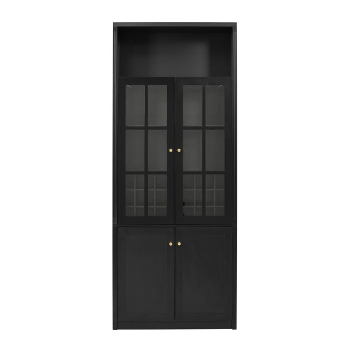 Ritci 78.74" Tall Wine Bar Cabinet