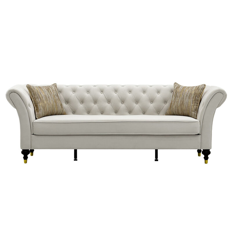 Kalsor Velvet Sofa image number 0