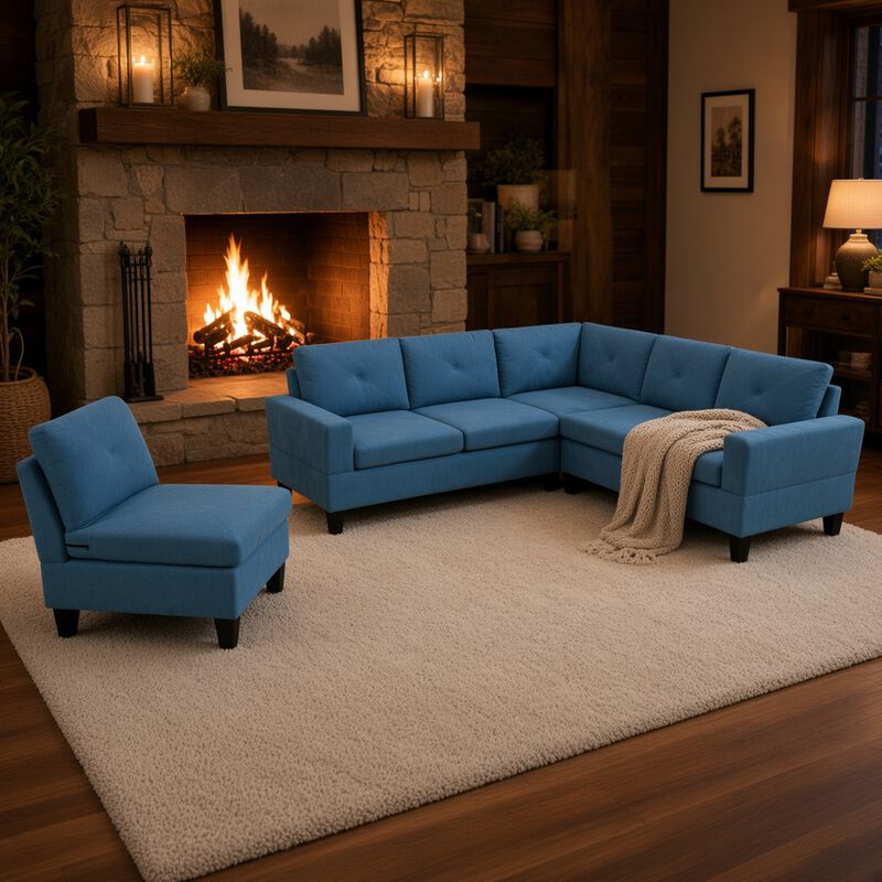 Jirji Modular L-Shaped Sectional Sofa image number 2