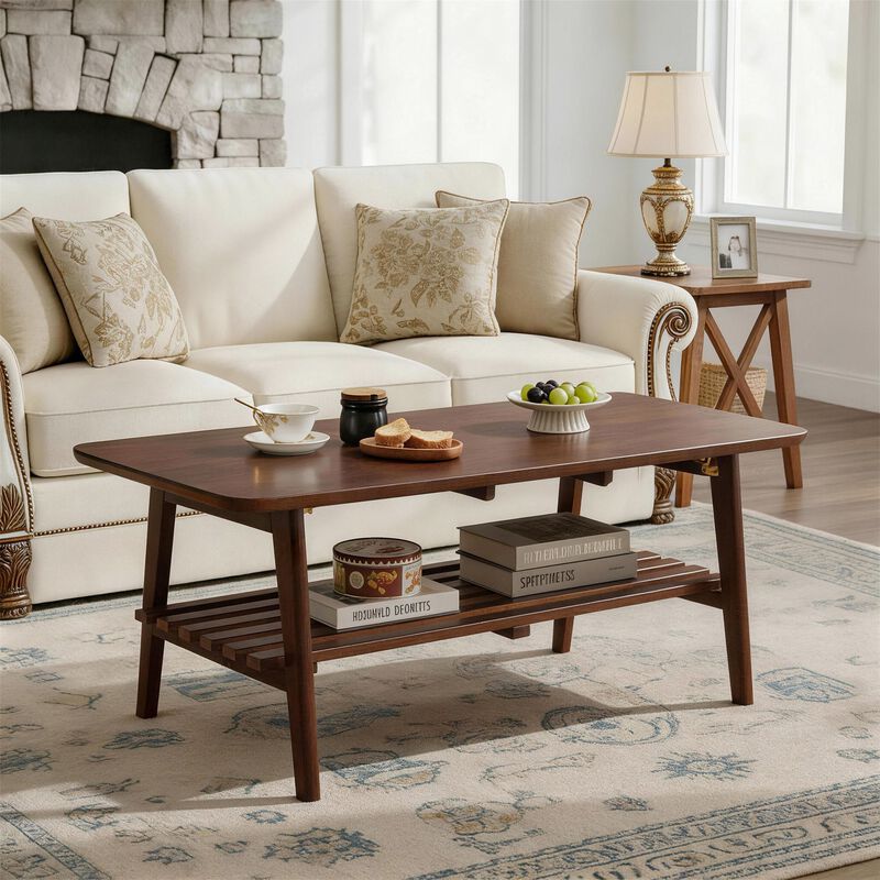 Gerkar Space-Saving Foldable Coffee Table image number 1