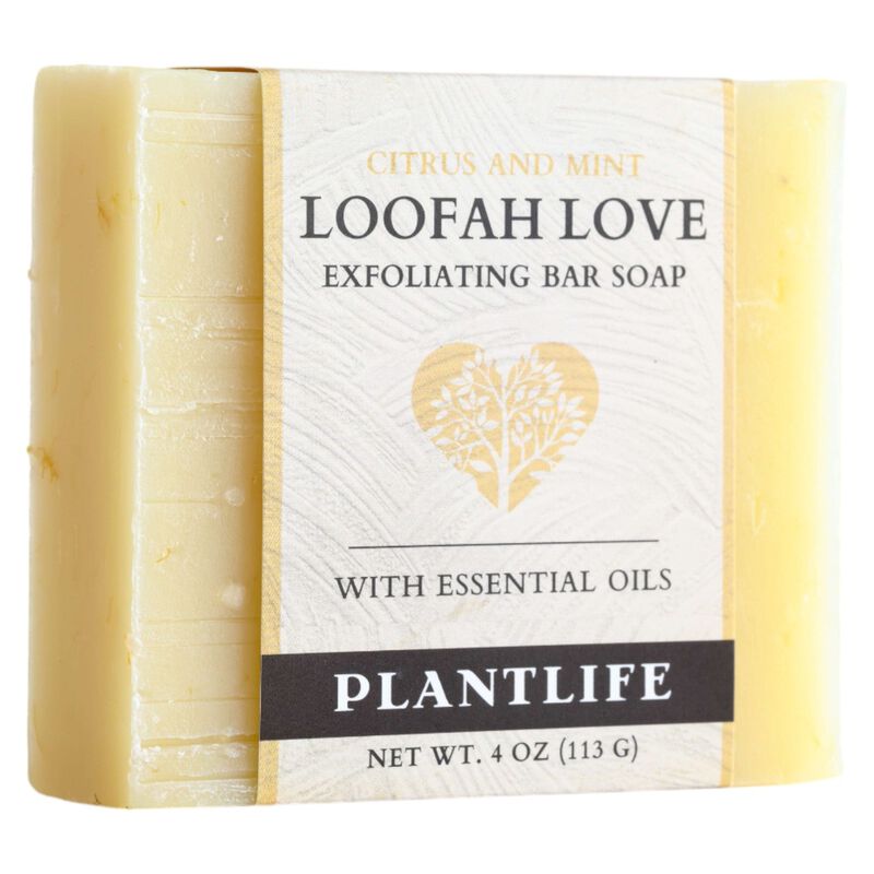 Plantlife Bar Soap - Loofah Love Citrus Mint image number 0