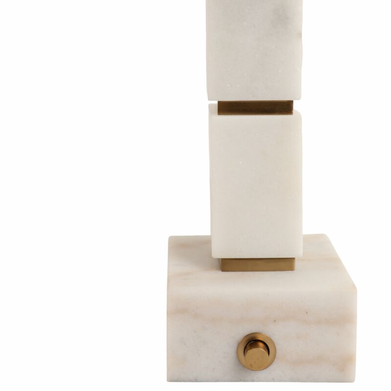 Stacked Marble Cubes Lamp Base image number 5