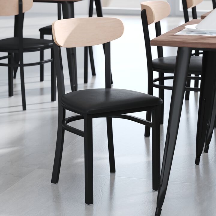 Metal/Wood Restaurant Chairs