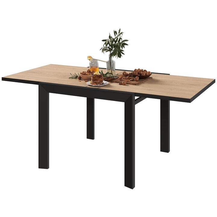 Hivvago Extendable Patio Dining Table for 4-6