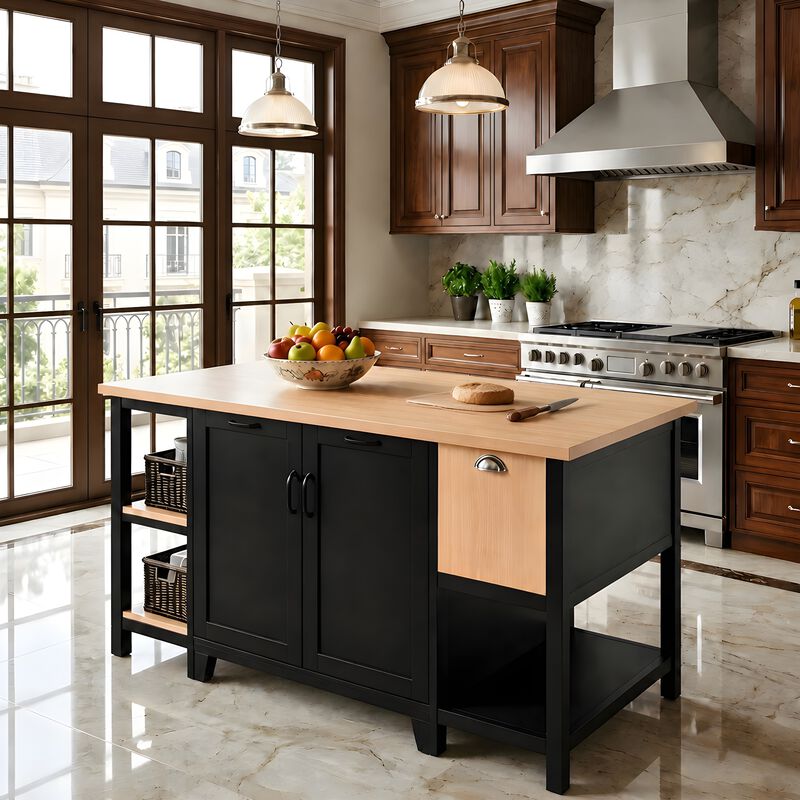 Zidkop Freestanding Kitchen Island image number 1