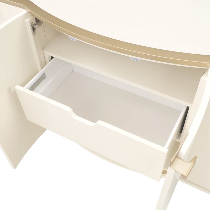 Michael Amini La Terrazza Sideboard - Creamy Pearl