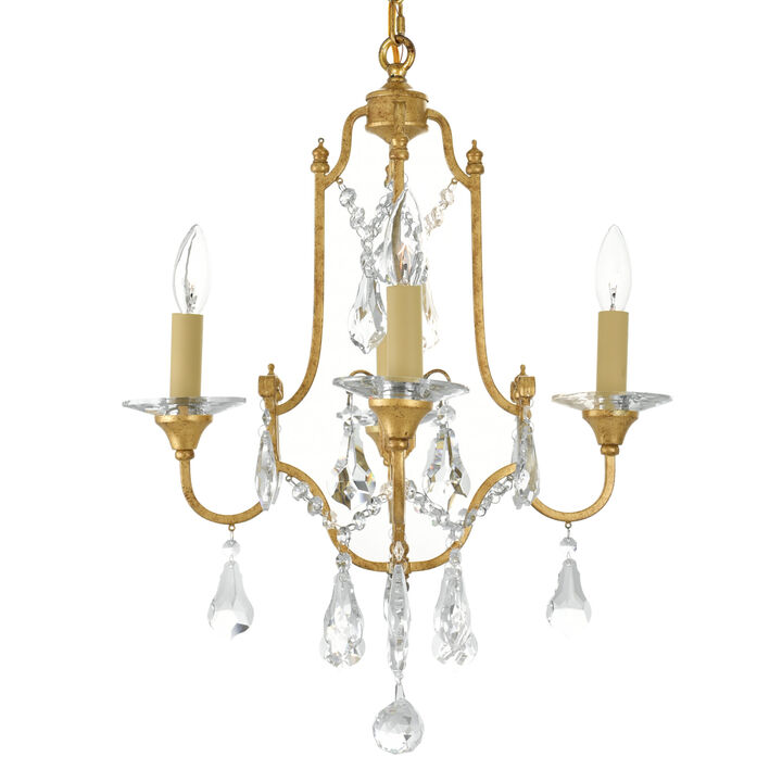Electra 4 Light Up Chandelier With Oxidized Bronze Finish