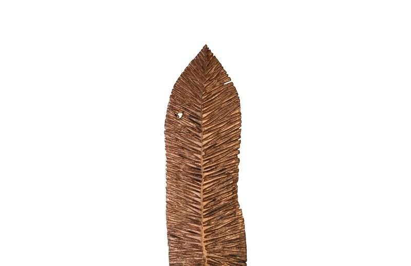 Extra Large Carved Leaf on Stand