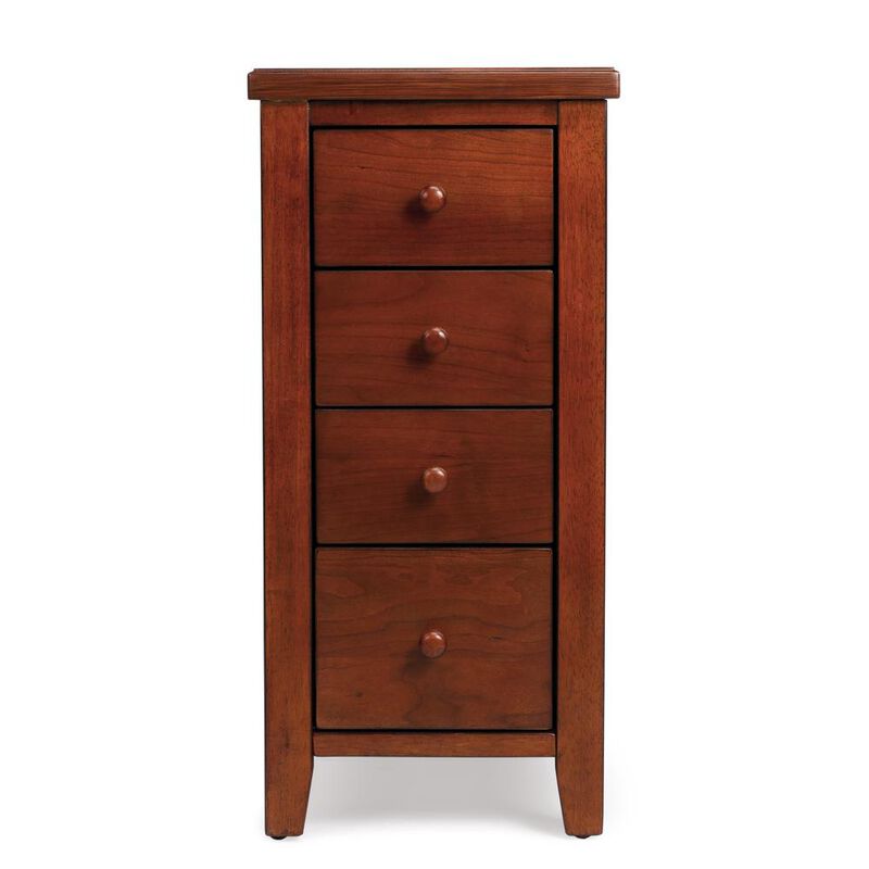 Butler Specialty Kelton 4 Drawer Side Table, Medium Brown