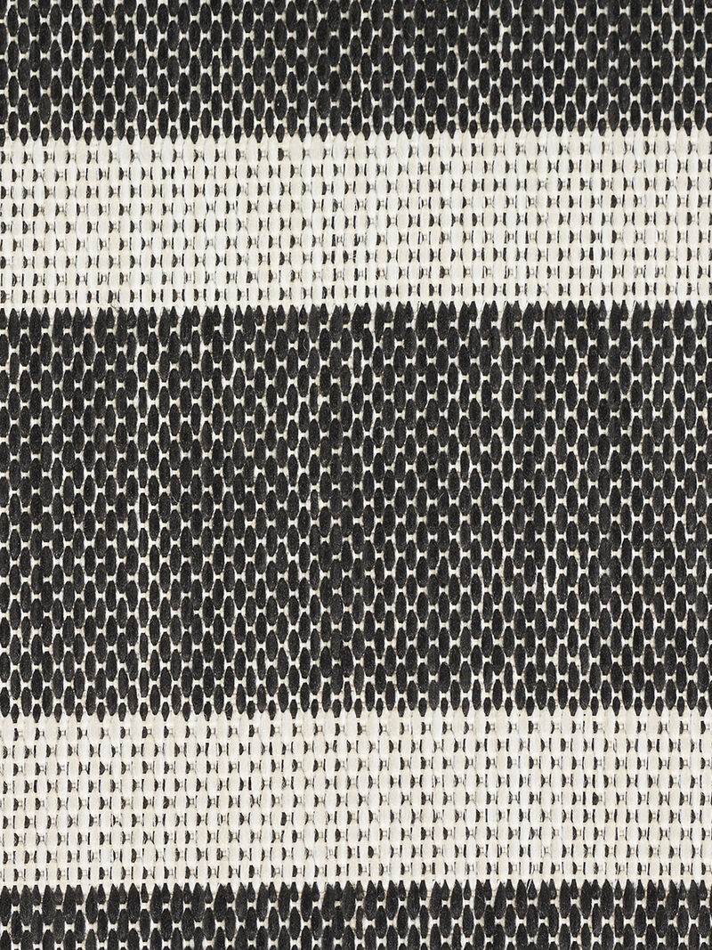 Positano POS03 Black/Ivory 9' x 12' Rug