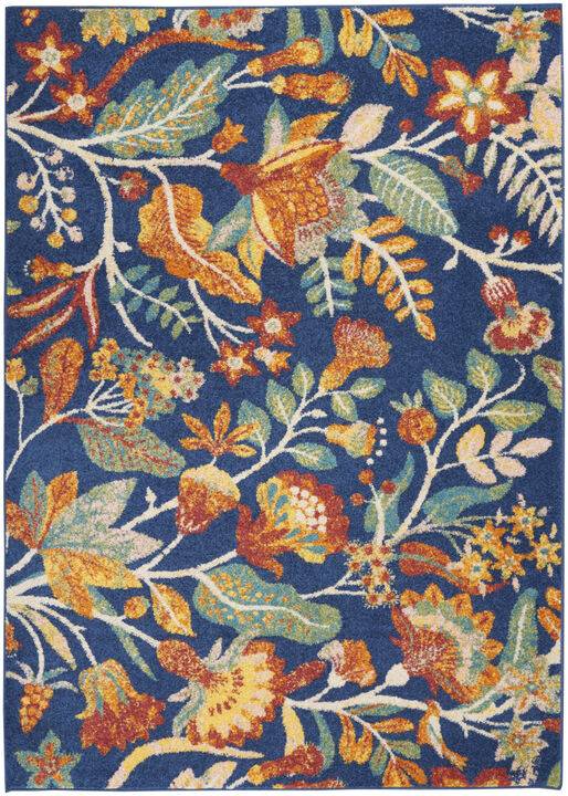 HomeRoots Floral Area Rug