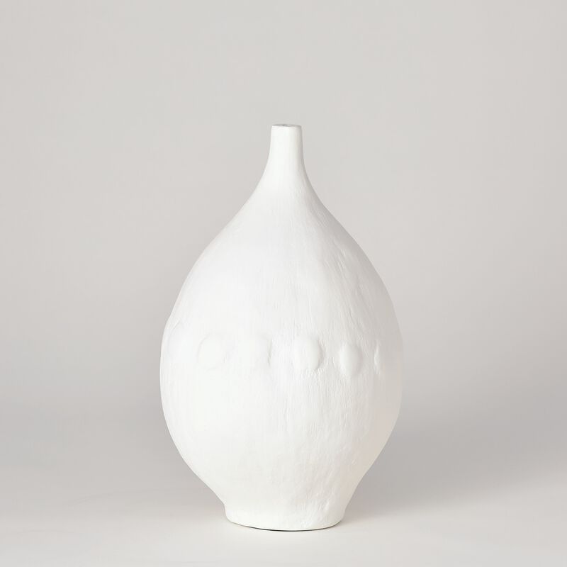 Modernist Vase-White