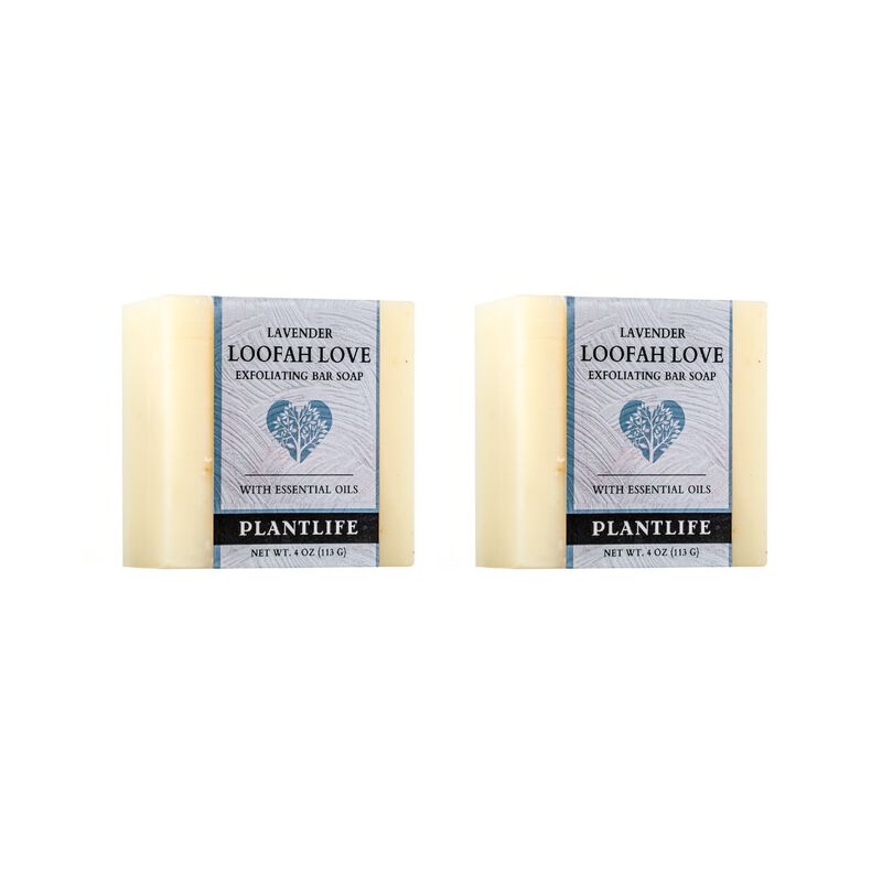 Plantlife Bar Soap - Loofah Love Lavender 2 Pack image number 2