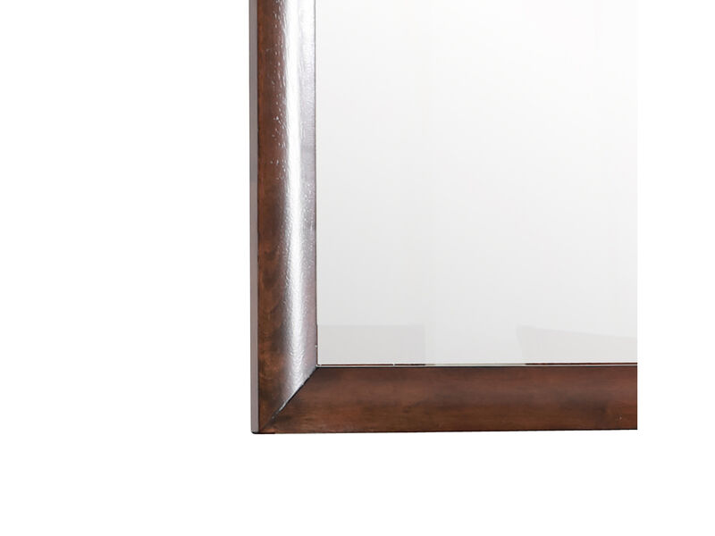 Marilla 35 in. x 39 in. Modern Rectangle Framed Dresser Mirror
