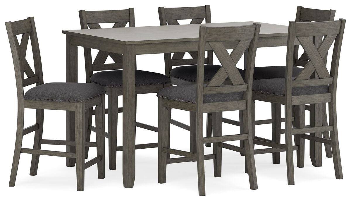 Caitbrook 7-Piece Counter Height Dining Set