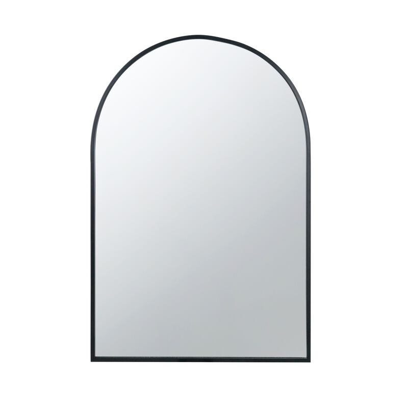 Streamdale 24'' Arched Wall Mirror with Metal Frame image number 0