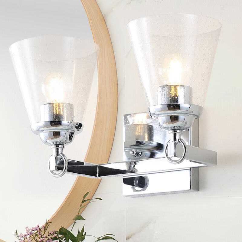 Marion Hurricane Metal/Glass Vanity