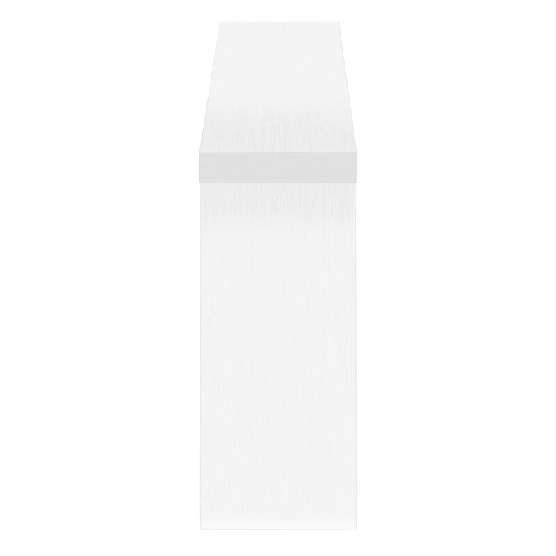 Monarch Specialties I 2429 Accent Table, Console, Entryway, Narrow, Sofa, Living Room, Bedroom, Laminate, White, Contemporary, Modern