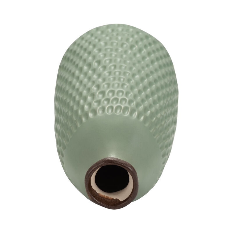 Hollis Green Dimpled Vase image number 4