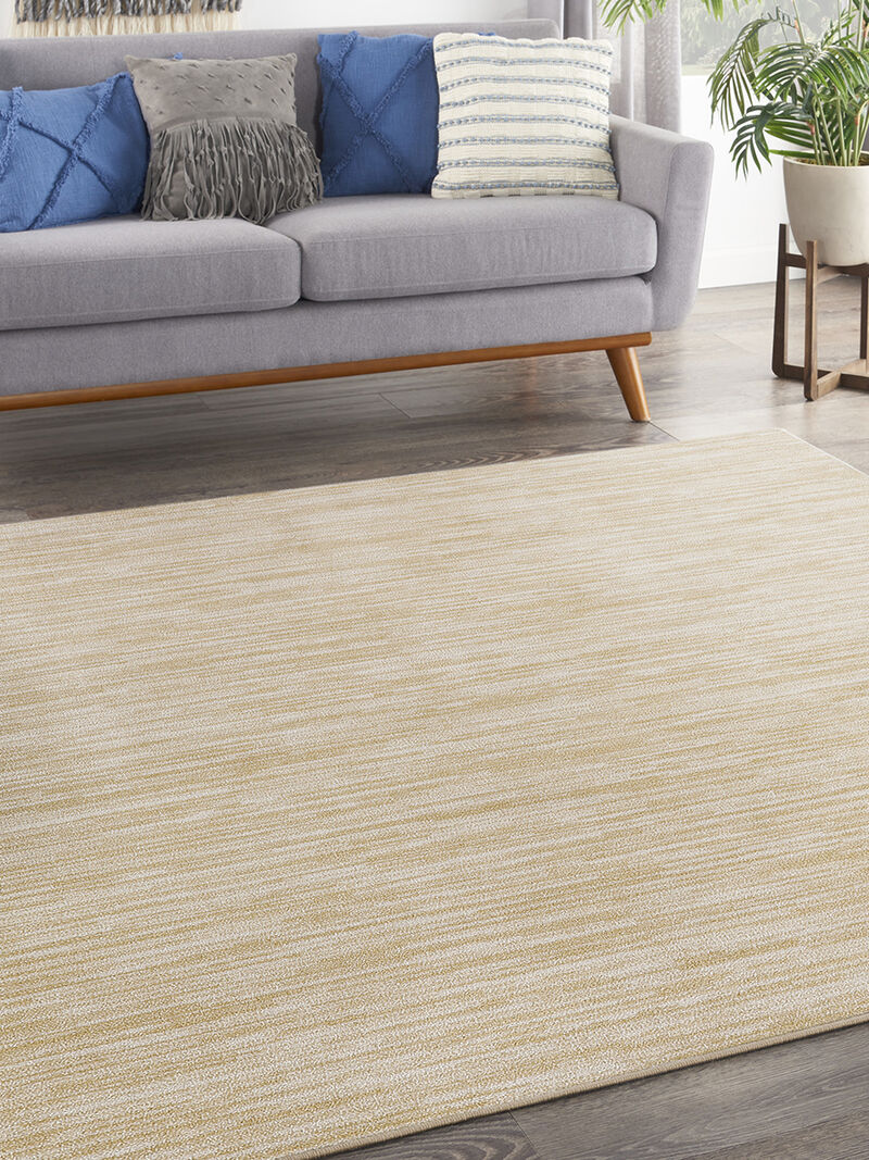Nourison Essentials NRE01 Ivory/Gold 7' x Square Rug image number 6