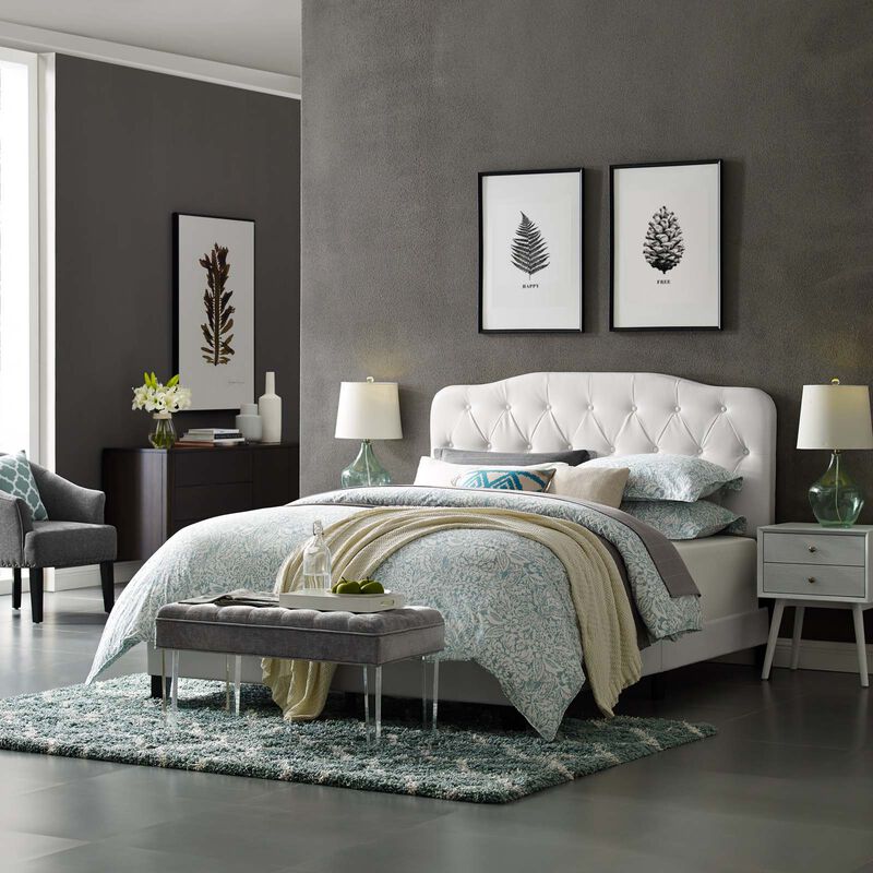 Modway - Amelia Full Faux Leather Bed image number 1