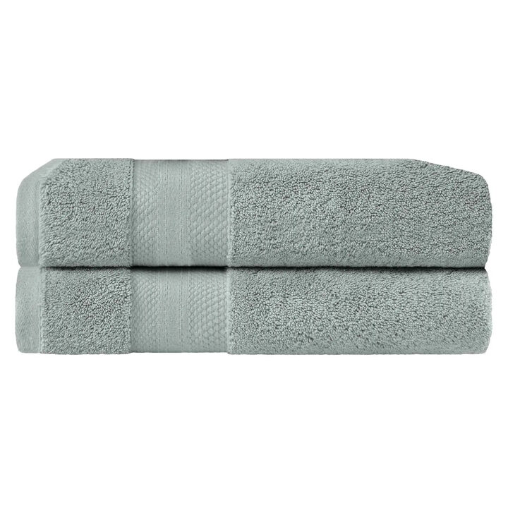 Turkish Cotton Bath Sheets 2-Piece Set &ndash; Soft, Plush & Absorbent