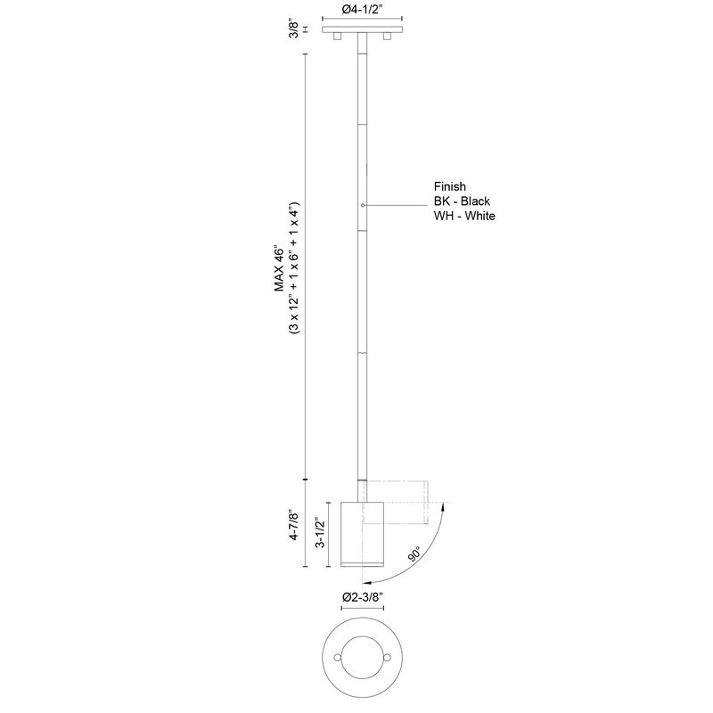 Barclay 3 in 1 Light Semi Flush Mount image number 6