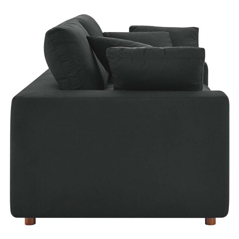Modway EEI-4859-BLK Commix Down Filled Overstuffed Loveseat, Black image number 3