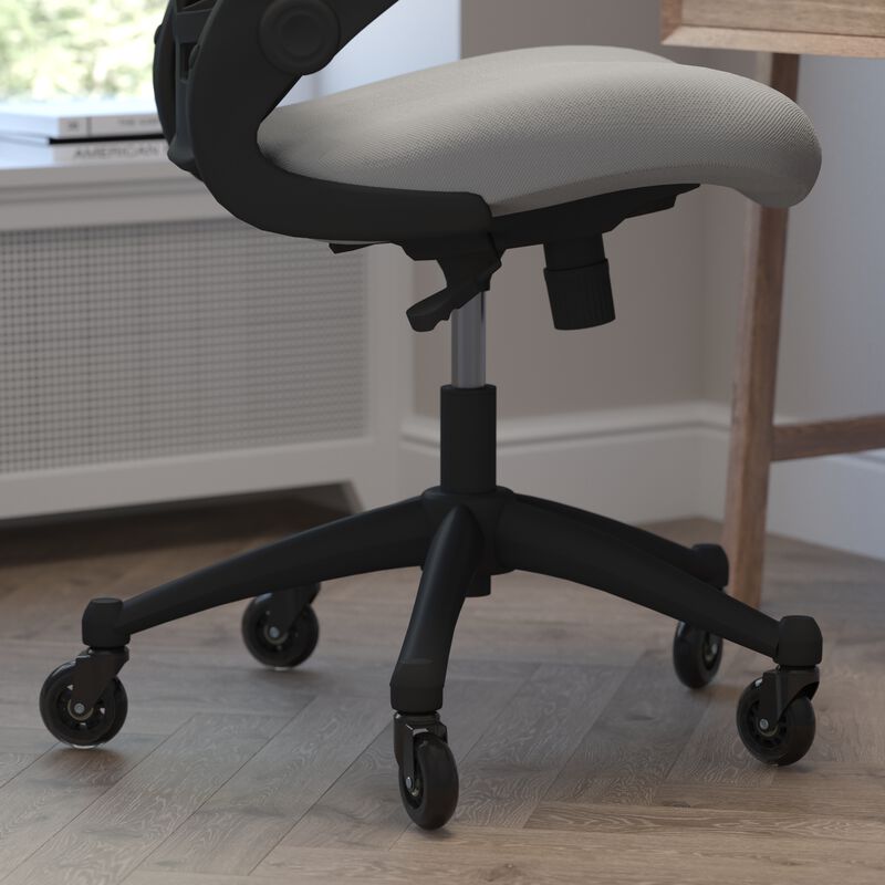 Kelista Desk Chair with Transparent Roller Wheels