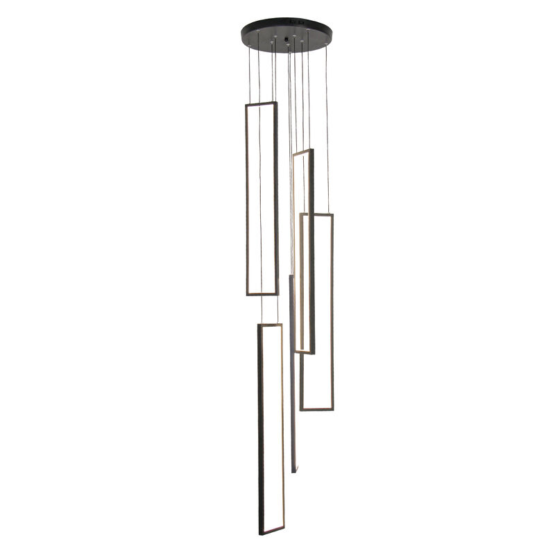 5-Light High-Ceiling Dimmable Cluster Pendant image number 0